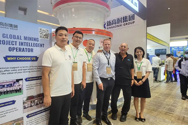 The 2023 Indonesian Mining Exhibition of Xingaonai Group came to a successful conclusion